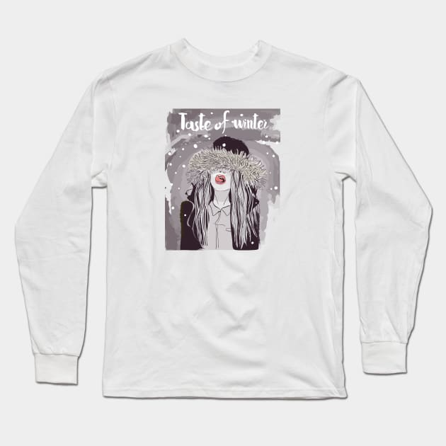 Taste of winter Long Sleeve T-Shirt by EveFarb